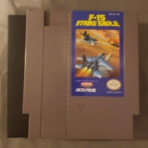 F-15 Strike Eagle Nintendo Game (Nintendo Entertainment System, 1985)
